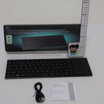 Bezdrôtová klávesnica Rii K22BT
