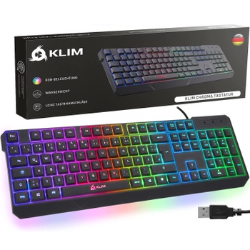 Kabelová klávesnice KLIM K9 Chroma BK