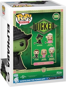 Funko Pop! Filmy: Wicked – Elphaba – Vinylová sběratelská figurka – Nápad na dárek – Oficiální