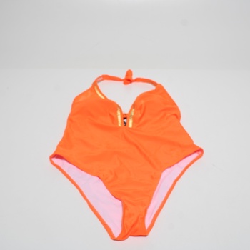Jednodílné oranžové plavky vel. XL Mooncore 