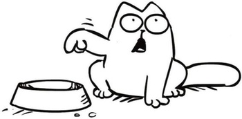 Tapeta na tapetu samolepky Hilai Funny Cat Vinyl Wall pre auto Laptop Window Tank Bowl Cat