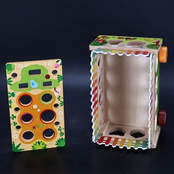 Montessori hračka KMTJT, vkládání tvarů