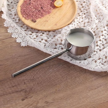 IMEEA Milk Pan 10oz/300ml Kávová kanvica Dlhá rukoväť Ohrievač masla Indukčný Ohrievač mlieka Hrniec