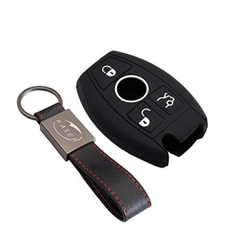kaser Cover Car Key Case for Mercedes - Ochranné silikonové 3 tlačítka pro Classe-E S A CLA GLA GLE