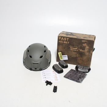 Taktická helma na Airsoft Loogu šedá 