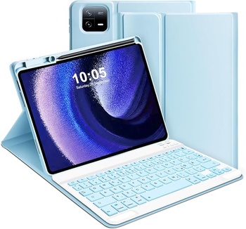 Púzdro na tablet GOOJODOQ modrý pre Xiaomi