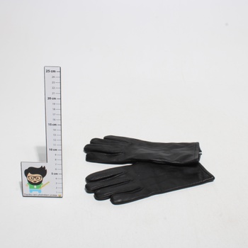 Zimní prstové rukavice, černé, univerzální