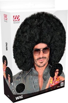 W WIDMANN MILANO Párty móda - Paruka Obří afro, Kudrnatá paruka, Syntetické vlasy, Disko horečka,