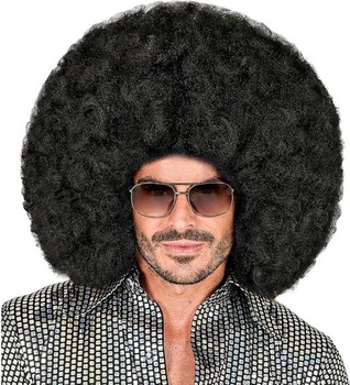 W WIDMANN MILANO Párty móda - Paruka Obří afro, Kudrnatá paruka, Syntetické vlasy, Disko horečka,