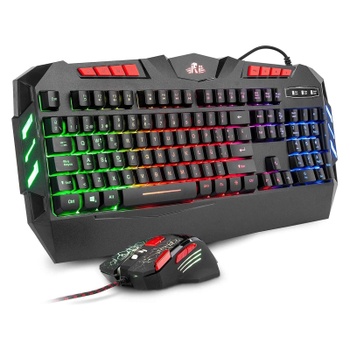 Set klávesnice a myši Rii RK900 černá