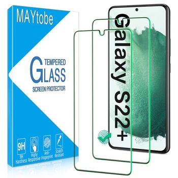 MAYtobe (balení 4 ks) Tvrzené sklo pro Samsung Galaxy S22 Plus 5G Ochranná fólie na displej, Ultra