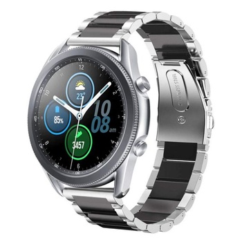 SUNDAREE Kompatibilní s Galaxy Watch 3 náramek 45MM, 22MM kovový náramek Náhradní řemínek k