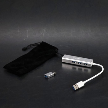USB HUB Vemont USB-322 stříbrný
