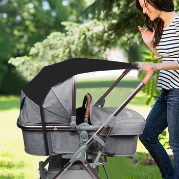 Sluneční plachta kočárek s UV ochranou, univerzální sluneční plachta na kočárek, sluneční stříška