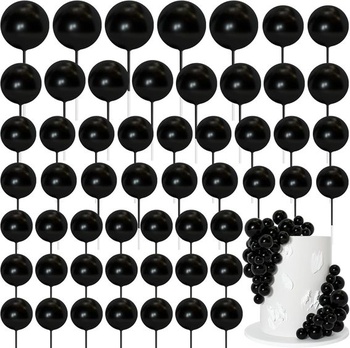 Bouiexye Pack of 75 Cake Topper Dekorácie Dekorácie na tortu Guličky Dekorácie Dekorácie na tortu pre