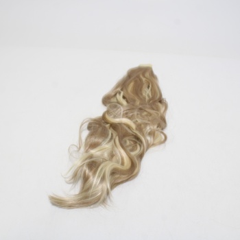 Prodloužení vlasů FESHFEN blond vlnité 53 cm