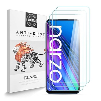 Ochranná fólie Zidwzidwei Pieces pro Realme Narzo 30 5G, tvrzené sklo s tvrdostí 9H, ochrana proti