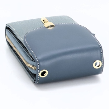 Modro-šedá peněženka s přezkou