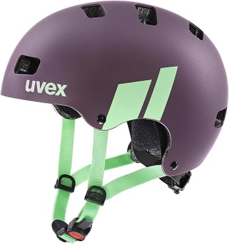 Cyklistická helma Uvex fialová