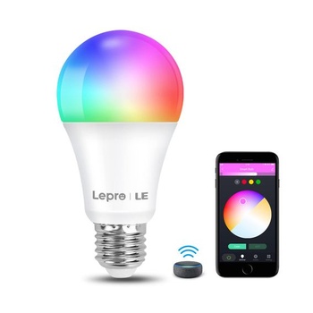 Chytré žárovky Lepro E27, chytrá WiFi LED lampa vánoční dekorace, 9W 806 LM WiFi stmívatelná