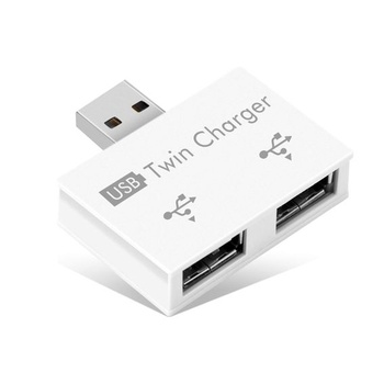 USB dvojitá zástrčka, prenosný 2portový USB rozbočovač, USB…