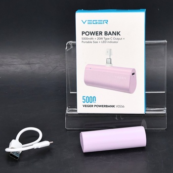 Powerbanka VEGER V0556 ružová