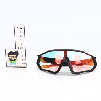 Cyklistické brýle KAPVOE TR90 červené sklo