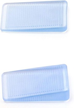 QWORK® 16 x nábytkové kliny, priehľadné plastové kliny, 2 veľkosti (2~5 mm a 2~10 mm výška)