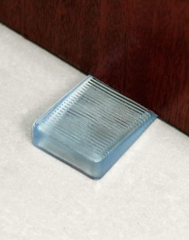 QWORK® 16 x nábytkové kliny, priehľadné plastové kliny, 2 veľkosti (2~5 mm a 2~10 mm výška)