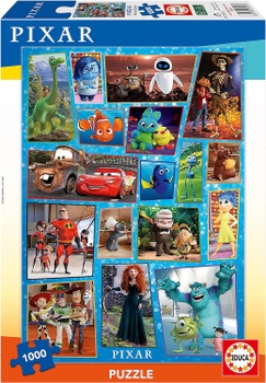 Puzzle Pixar filmy 1000 dielikov Educa