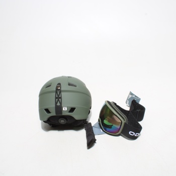 Lyžiarska zelená helma Odoland, veľ. M