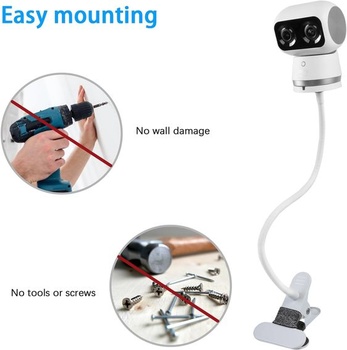 Držiak kamery HOLACA pre eufy Security Indoor Cam S350 (pripojiteľný stojan)