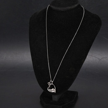 Dámský sříbrný náhrdelník Aoboco 