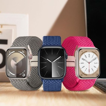 HITZEE kompatibilný s remienkom Apple Watch 49/46/45/44/42/41/40/38 mm, nylonové magnetické