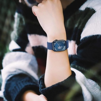 HITZEE kompatibilný s remienkom Apple Watch 49/46/45/44/42/41/40/38 mm, nylonové magnetické