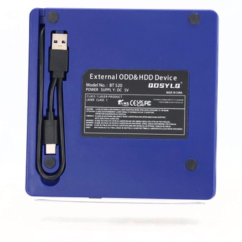 Externí DVD mechanika QDSYLQ ‎BT 520 modrá