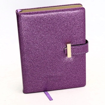 Fialový zápisník s klíčem TIEFOSSI 