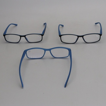 Dioptrické brýle Suertree +1,50 modré