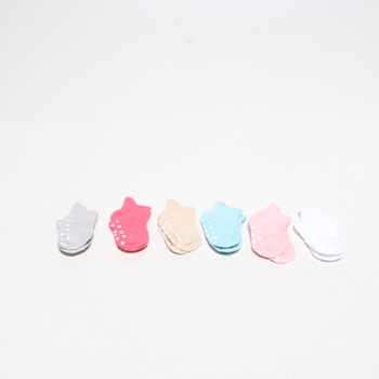 Dětské ponožky vícebarevné 6 párů