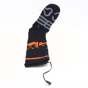 Vyhřívané ponožky Kemimoto červené USB vel.S