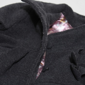 Dievčenský kabát H&M čierny, veľ. 86