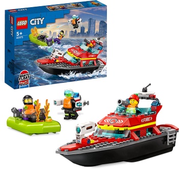 Stavebnice Lego 60373 hasičský člun