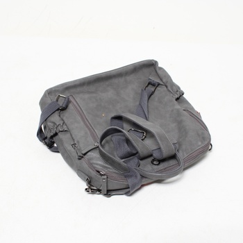 Dámský batoh s malou taškou Ecosusi šedý