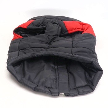 Zimní bunda pro psy FEimaX černočervená 