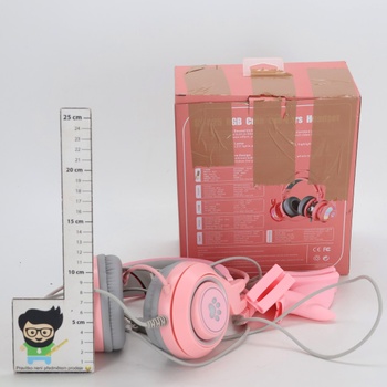 Dětská sluchátka JYPS SY-G25 růžové