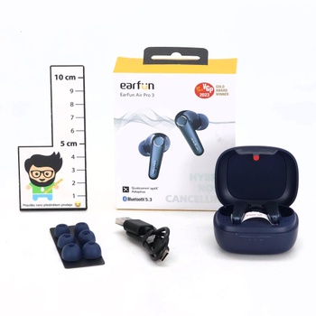 Bezdrôtové slúchadlá EarFun Air Pro 3 modrá
