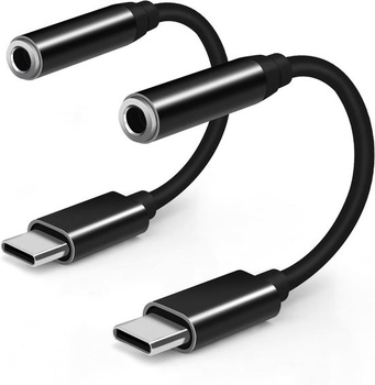 Adaptér USB-C na 3,5 mm slúchadlový jack (2 balenia),…