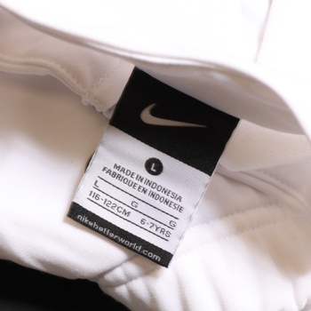Dětská mikina Nike bílá s černým pruhem