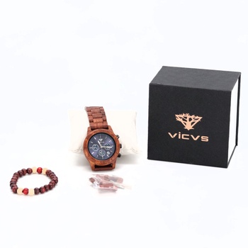 Pánské hodinky Vicvs hnědé WX-032