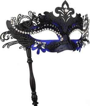 Hoshin Masquerade Mask with Stick, Mardi Gras Dekorácia…